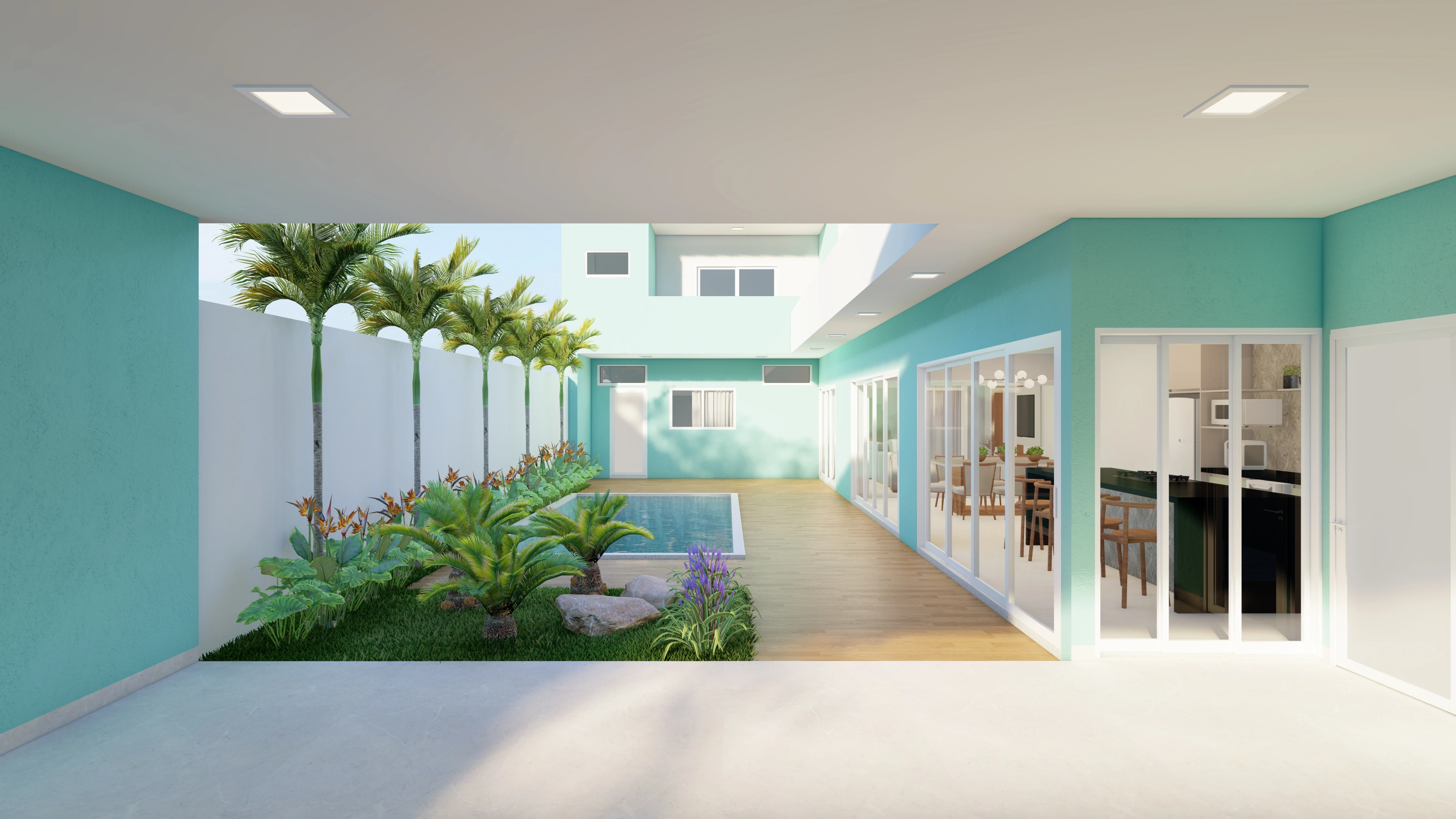 Casa Aguapé — ambiente social