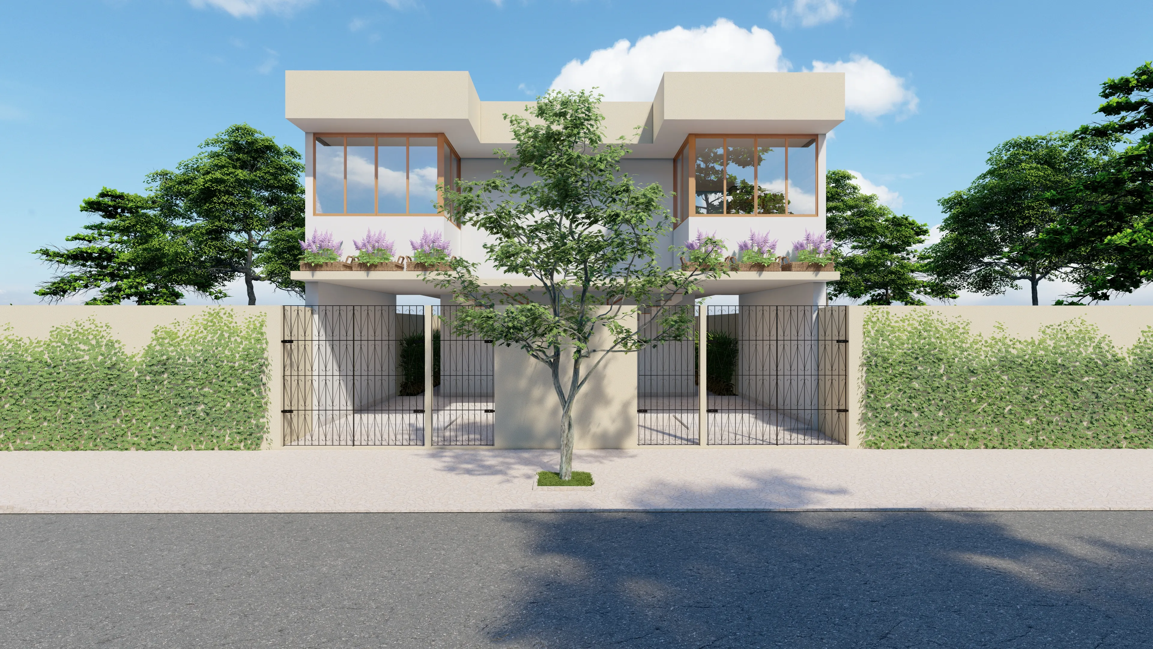Casa Bambu — projeto residencial de dois pavimentos
