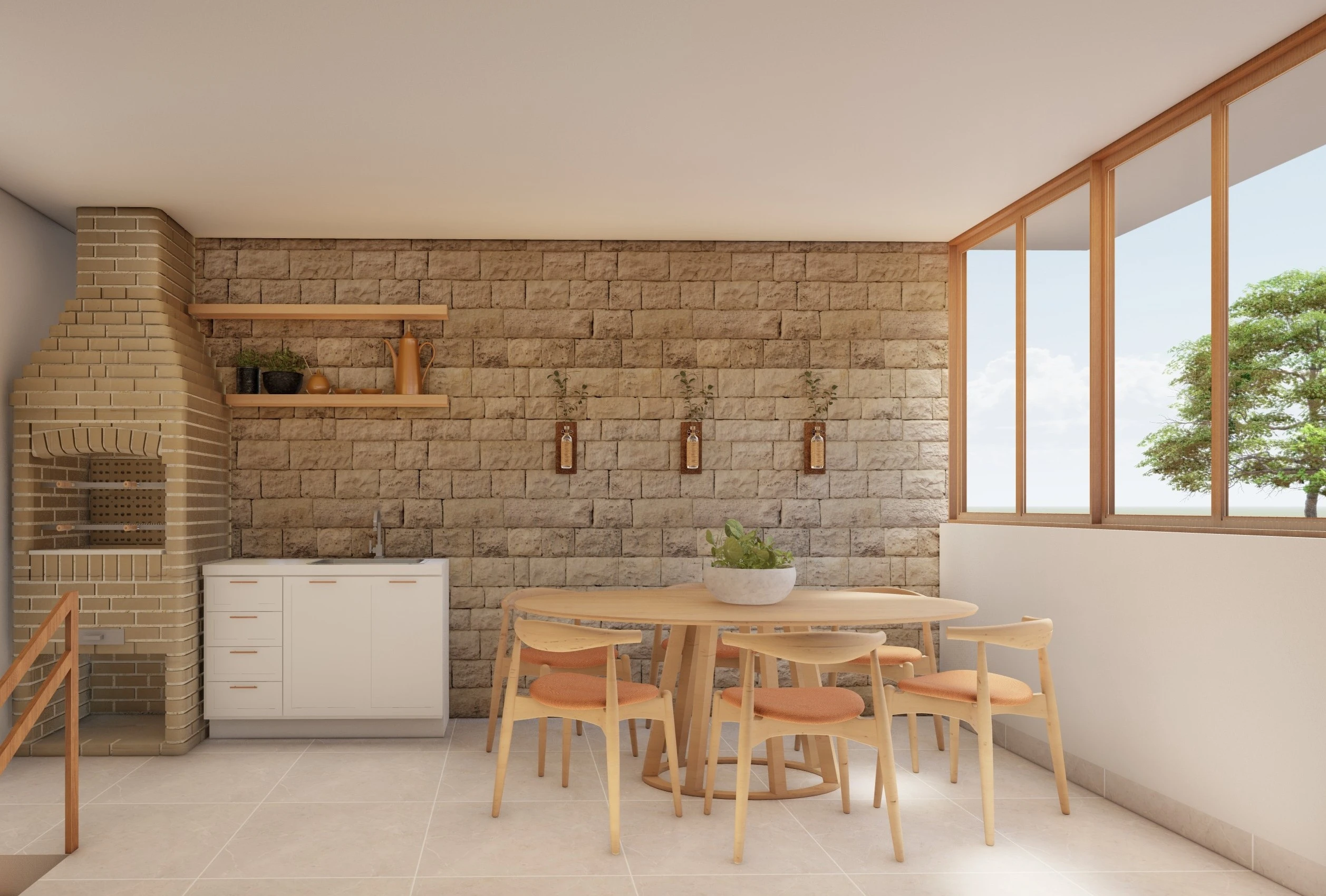 Casa Bambu — dormitórios e áreas íntimas
