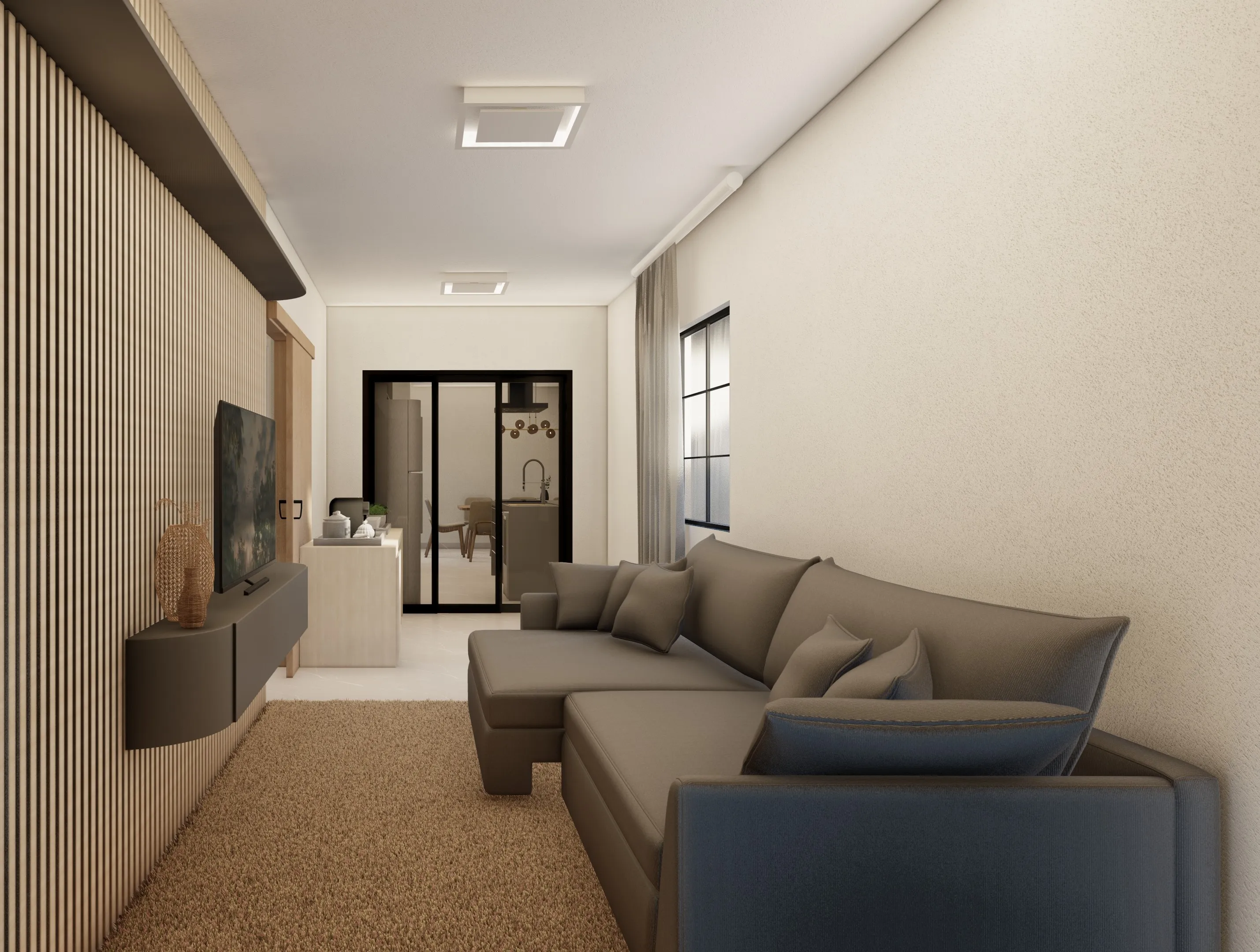 Casa Oliveira — sala integrada