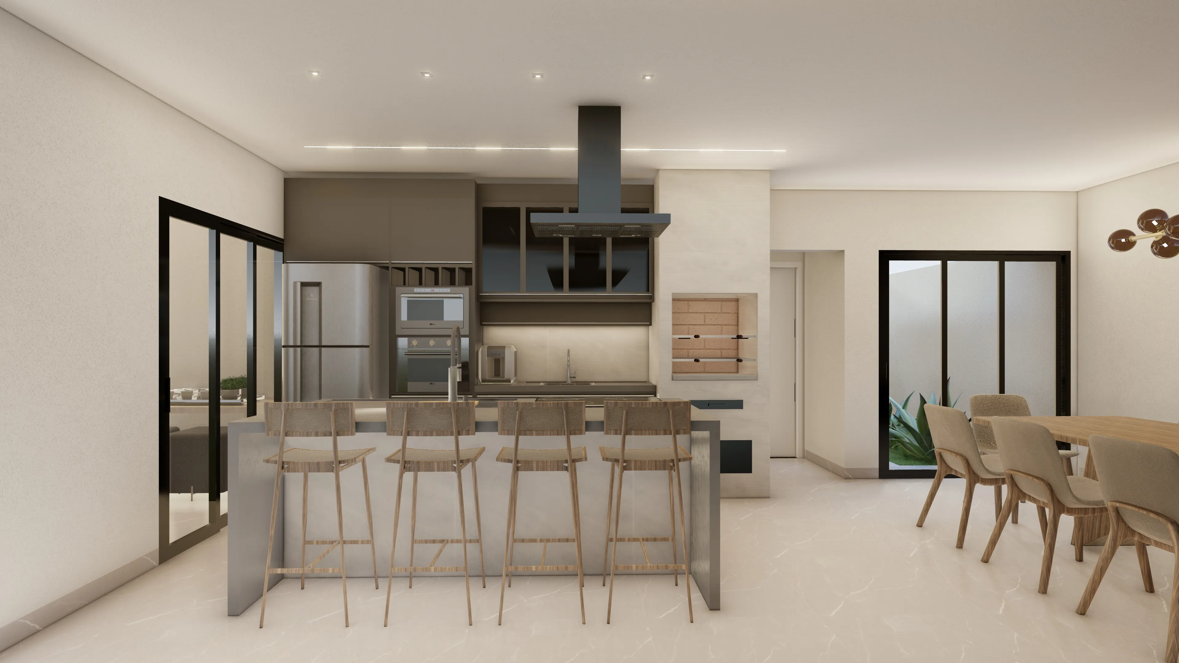 Casa Oliveira — detalhes da cozinha